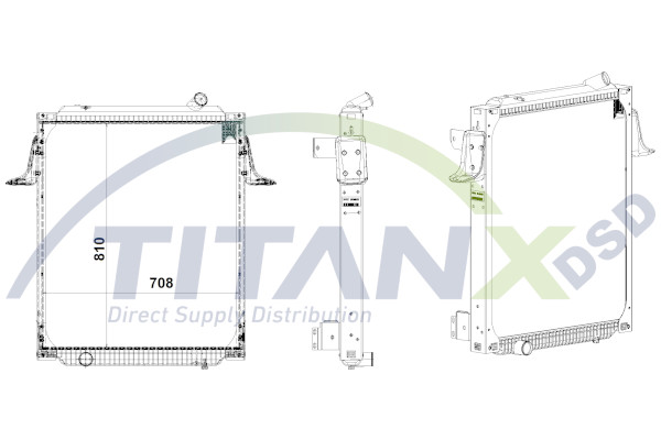 Radiateur Titanx RX169013