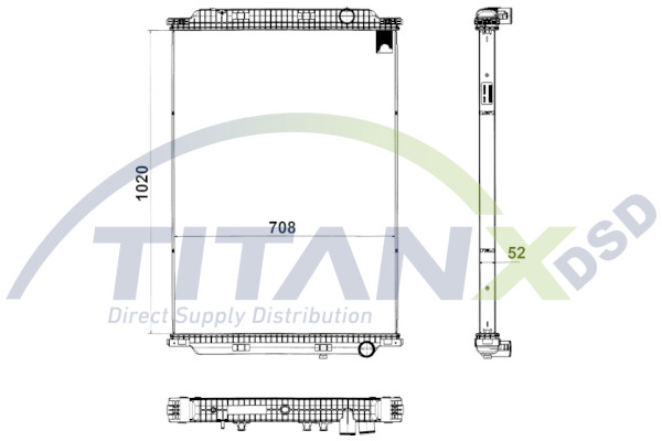 Radiateur Titanx RX169022