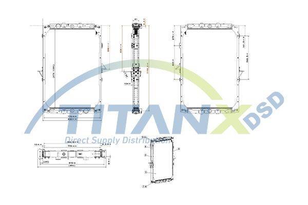 Radiateur Titanx RX179001