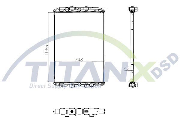 Radiateur Titanx RX179003