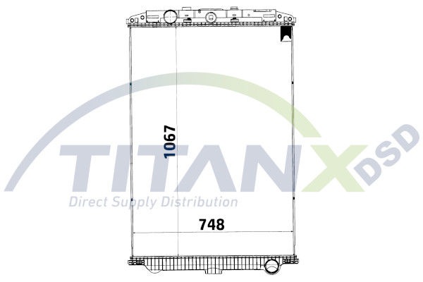 Radiateur Titanx RX179004