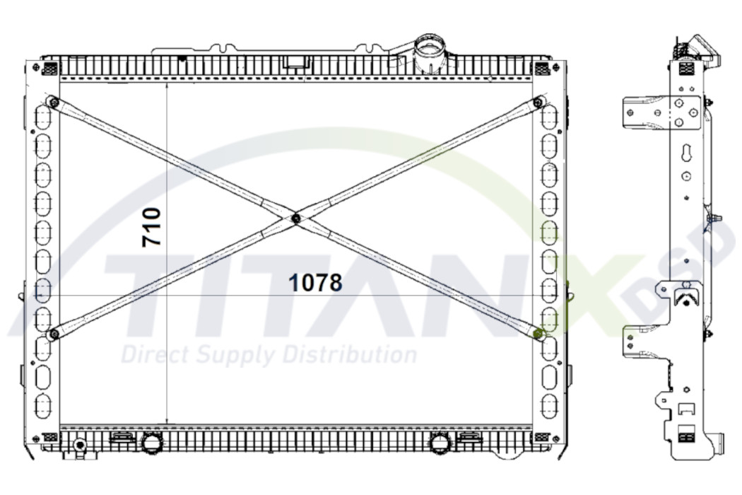 Radiateur Titanx RX179015