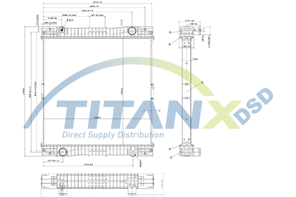 Radiateur Titanx RX609003