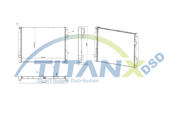 Radiateur Titanx RX609004