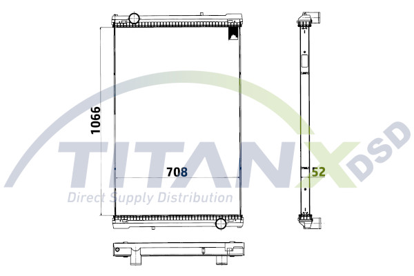 Radiateur Titanx RX609005