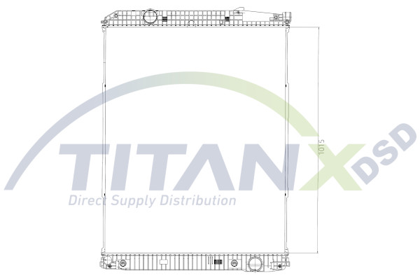 Radiateur Titanx RX609007