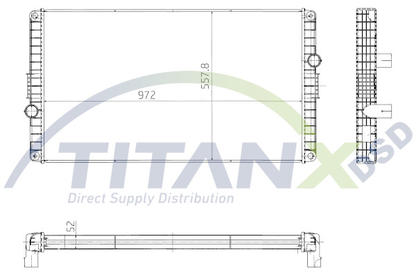 Radiateur Titanx RX609009