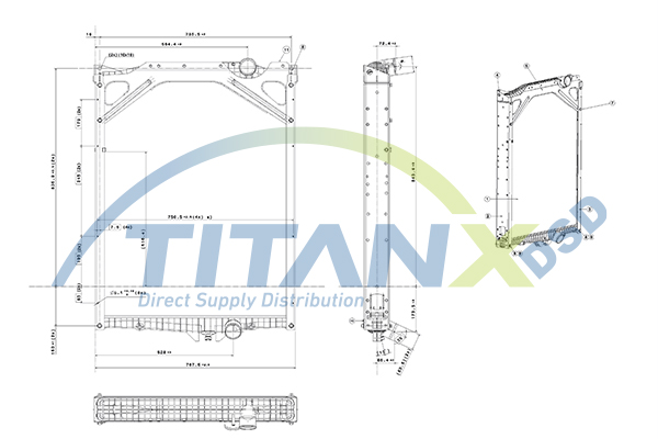Radiateur Titanx RX609011