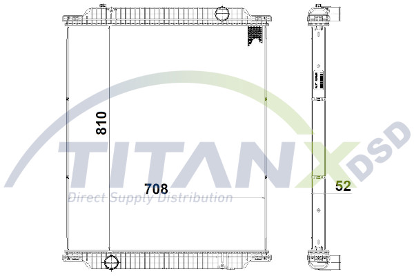 Radiateur Titanx RX609015