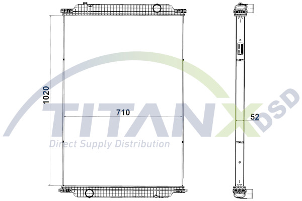Radiateur Titanx RX609017