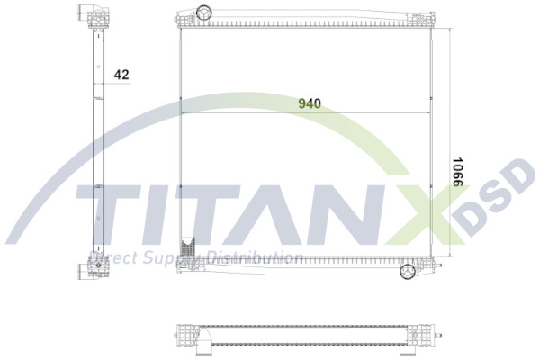 Radiateur Titanx RX609026