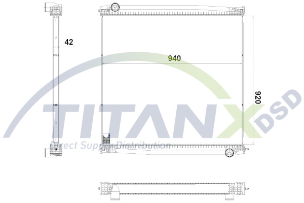 Radiateur Titanx RX609033
