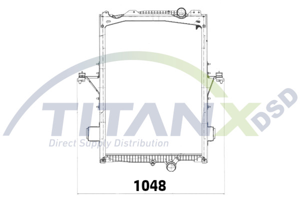 Radiateur Titanx RX129024