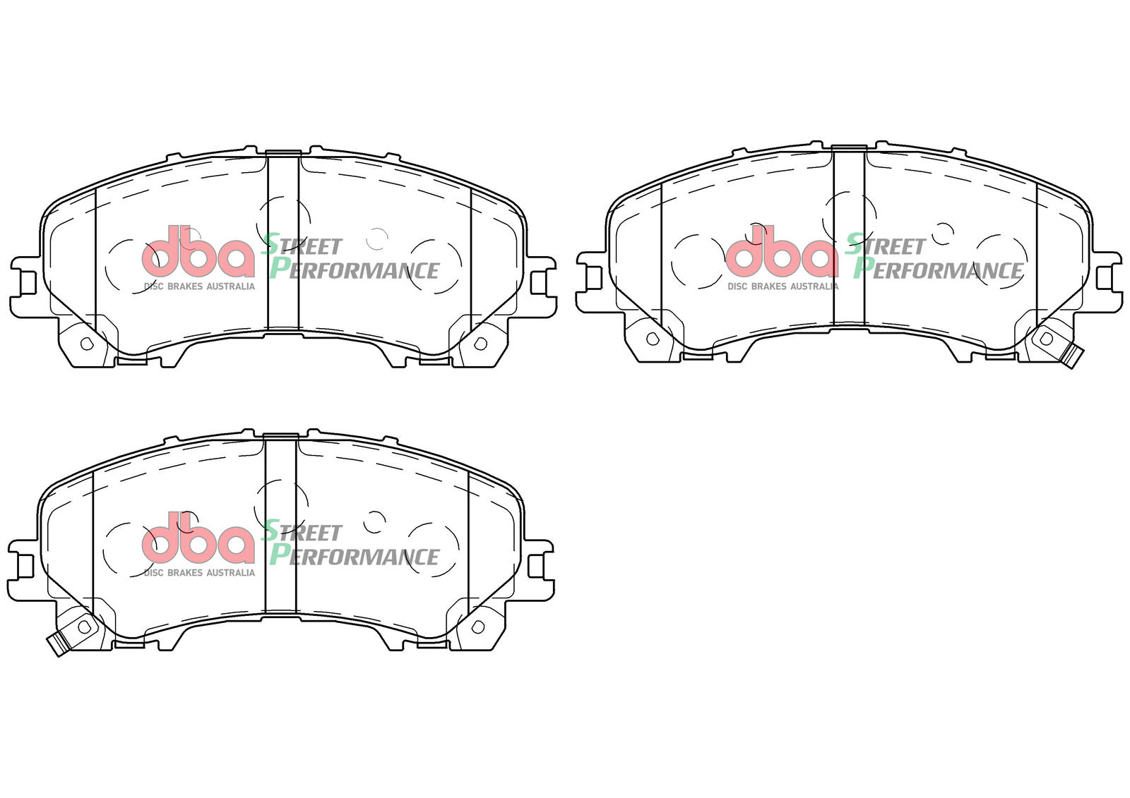 Remblokkenset, schijfrem Dba Australia DB2341SP