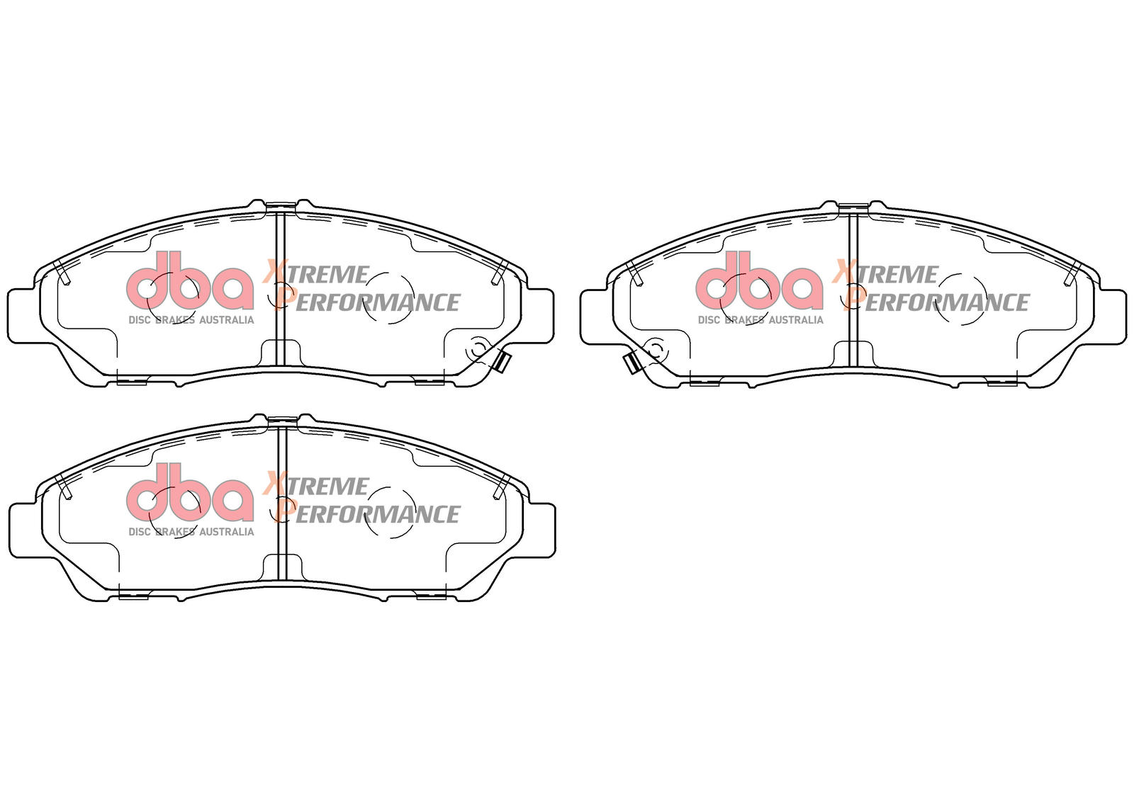 Remblokkenset, schijfrem Dba Australia DB8396XP