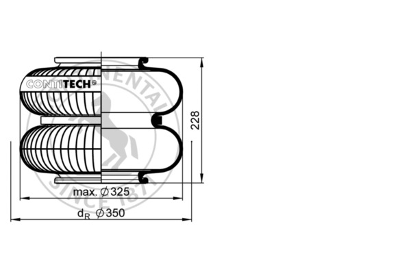 Veerbalg Contitech Air Spring 622 N