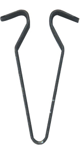 Bevestigingsclip voor sier- en beschermingslijst Restagraf 10308