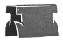 Bevestigingsclip voor sier- en beschermingslijst Restagraf 1184