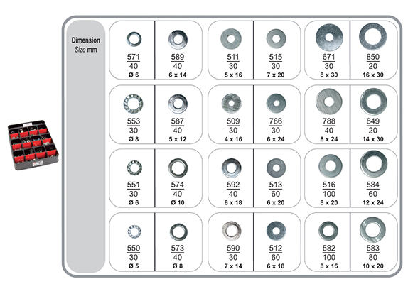 Afstandsschijf Restagraf 70407