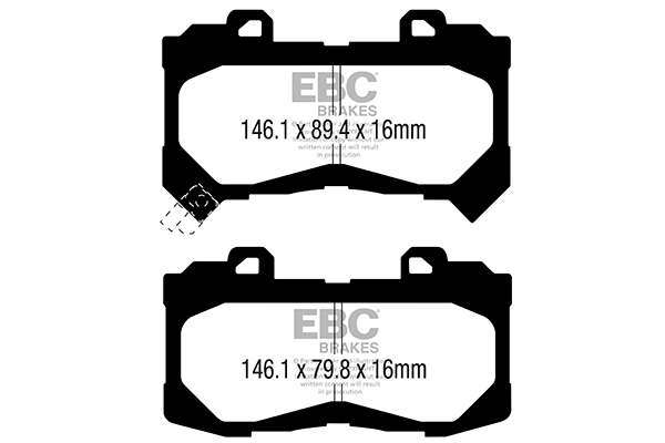 Remblokset EBC Brakes DPX3044
