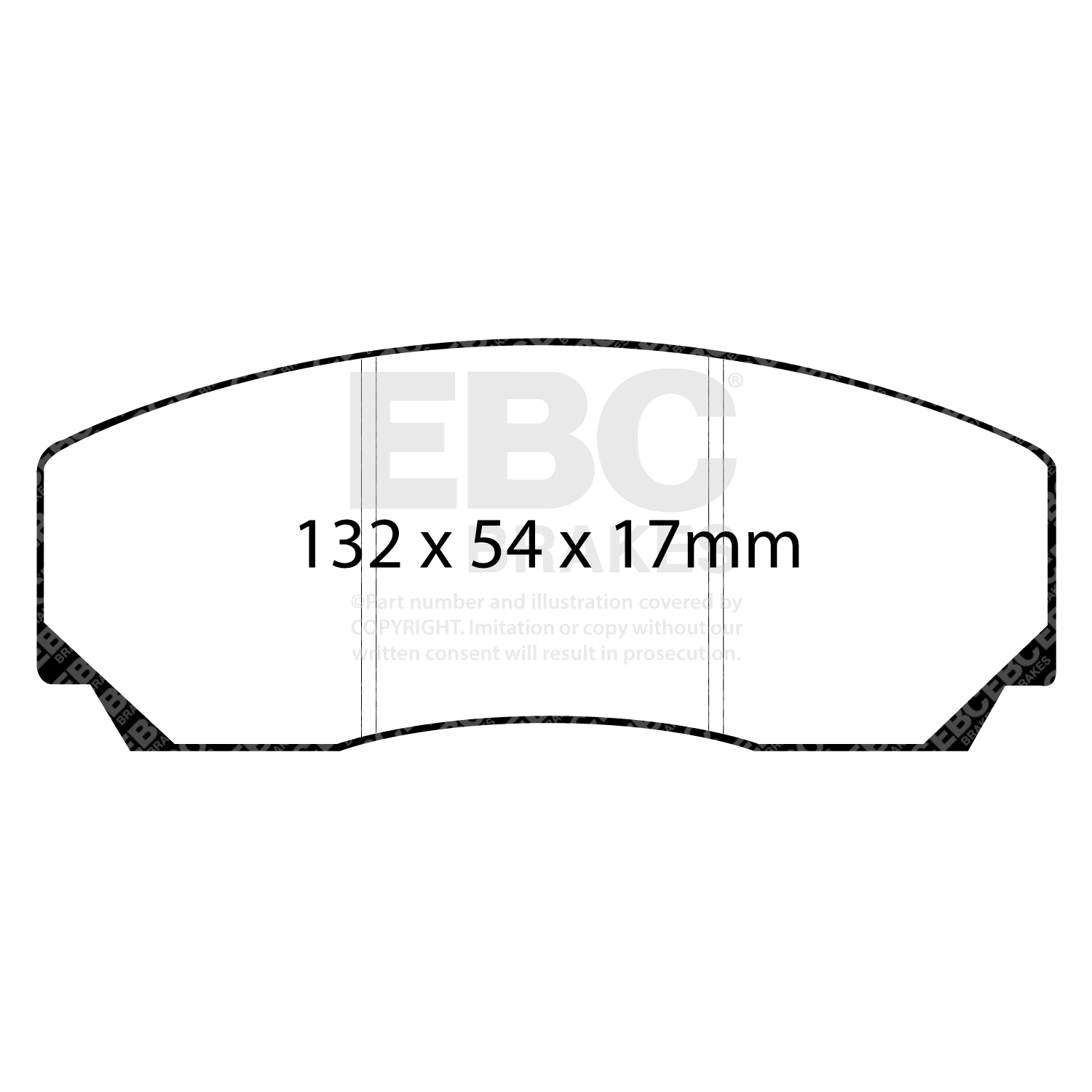 Remblokset EBC Brakes DP8002RPX