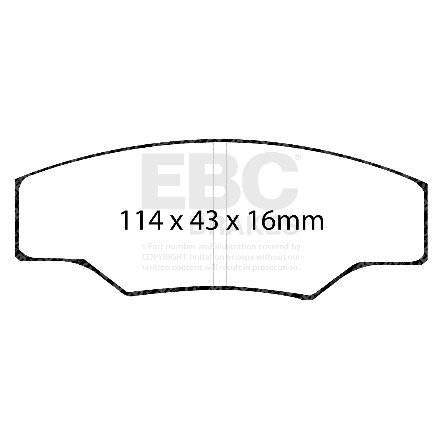 Remblokset EBC Brakes DP8003RPX