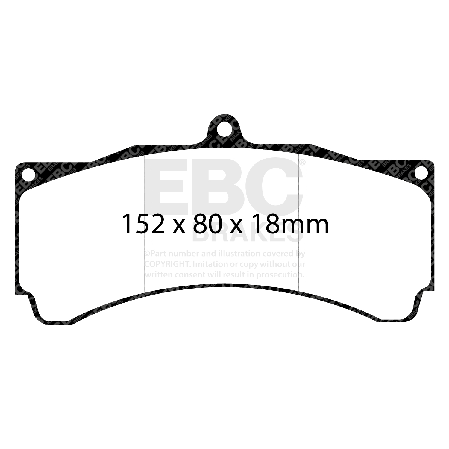 Remblokset EBC Brakes DP8005RPX