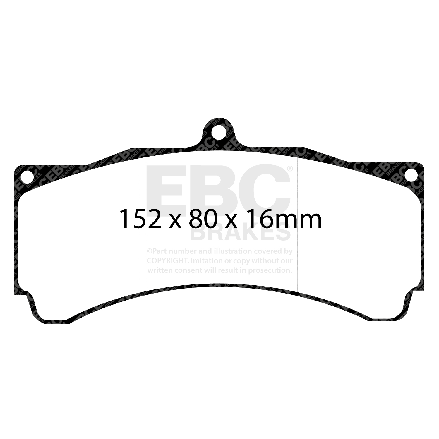 Remblokset EBC Brakes DP8032.16SR11