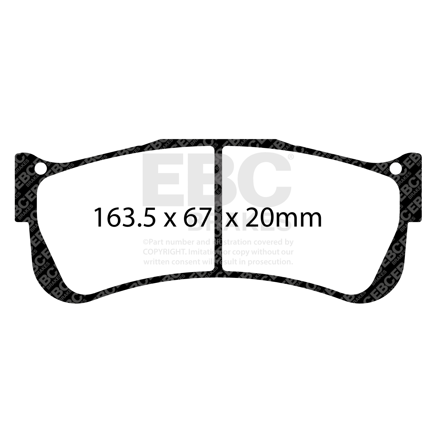 Remblokset EBC Brakes DP8079.25SR11