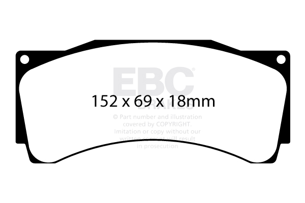 Remblokset EBC Brakes DP8080/2RP1