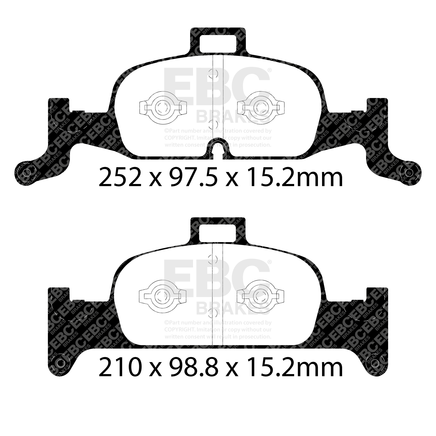 Remblokset EBC Brakes DP22290