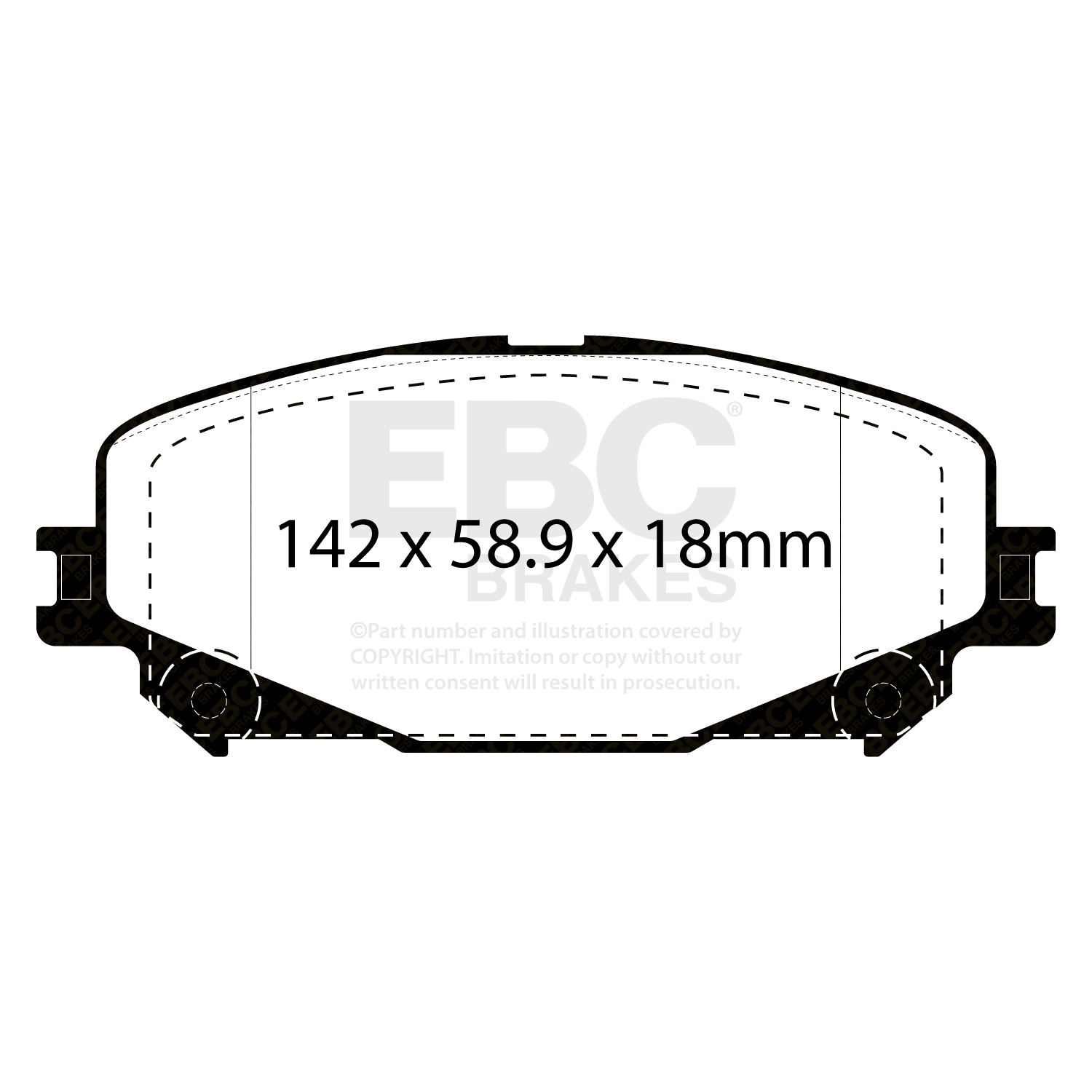 Remblokset EBC Brakes DP22382