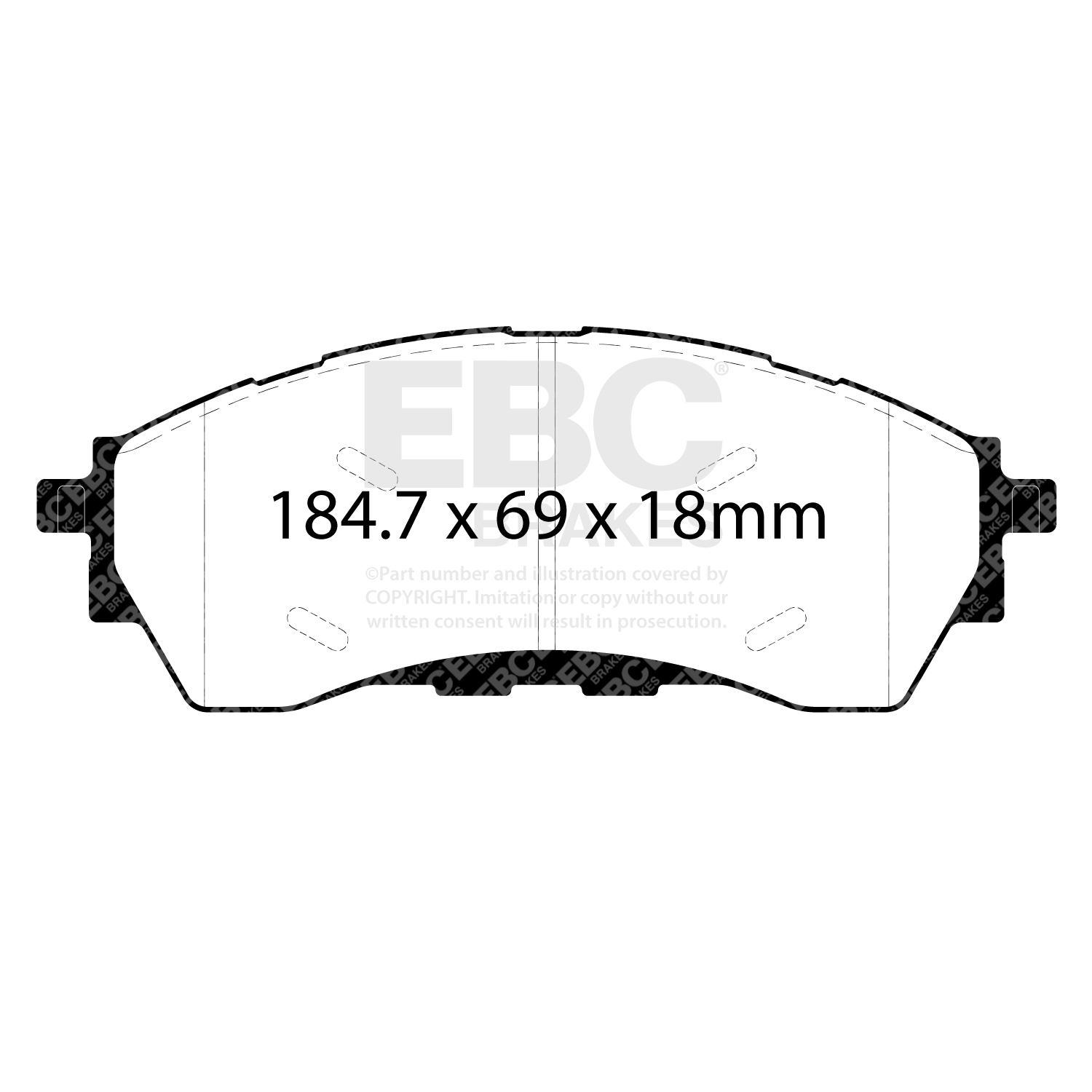 Remblokset EBC Brakes DP42445R