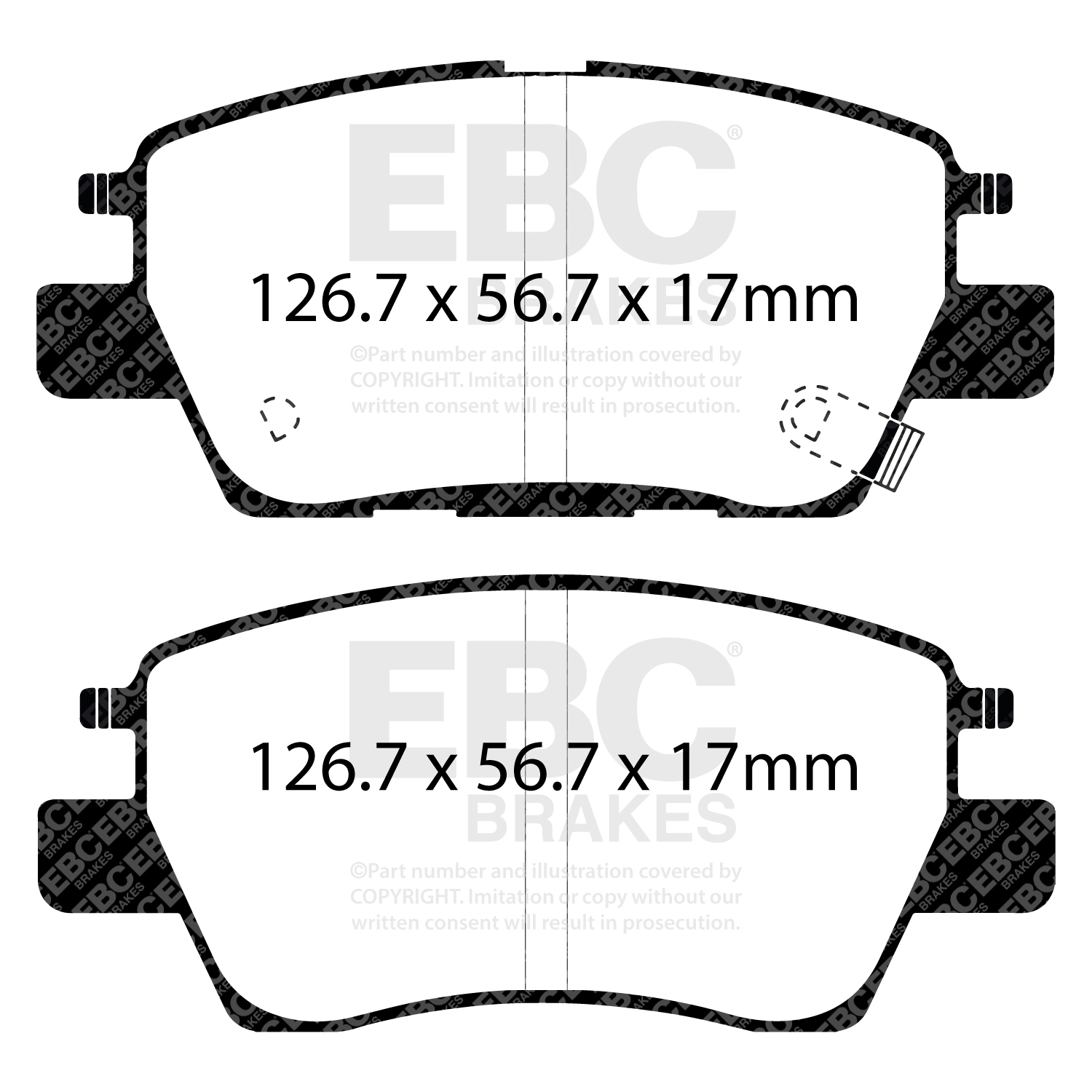 Remblokset EBC Brakes DPX3052