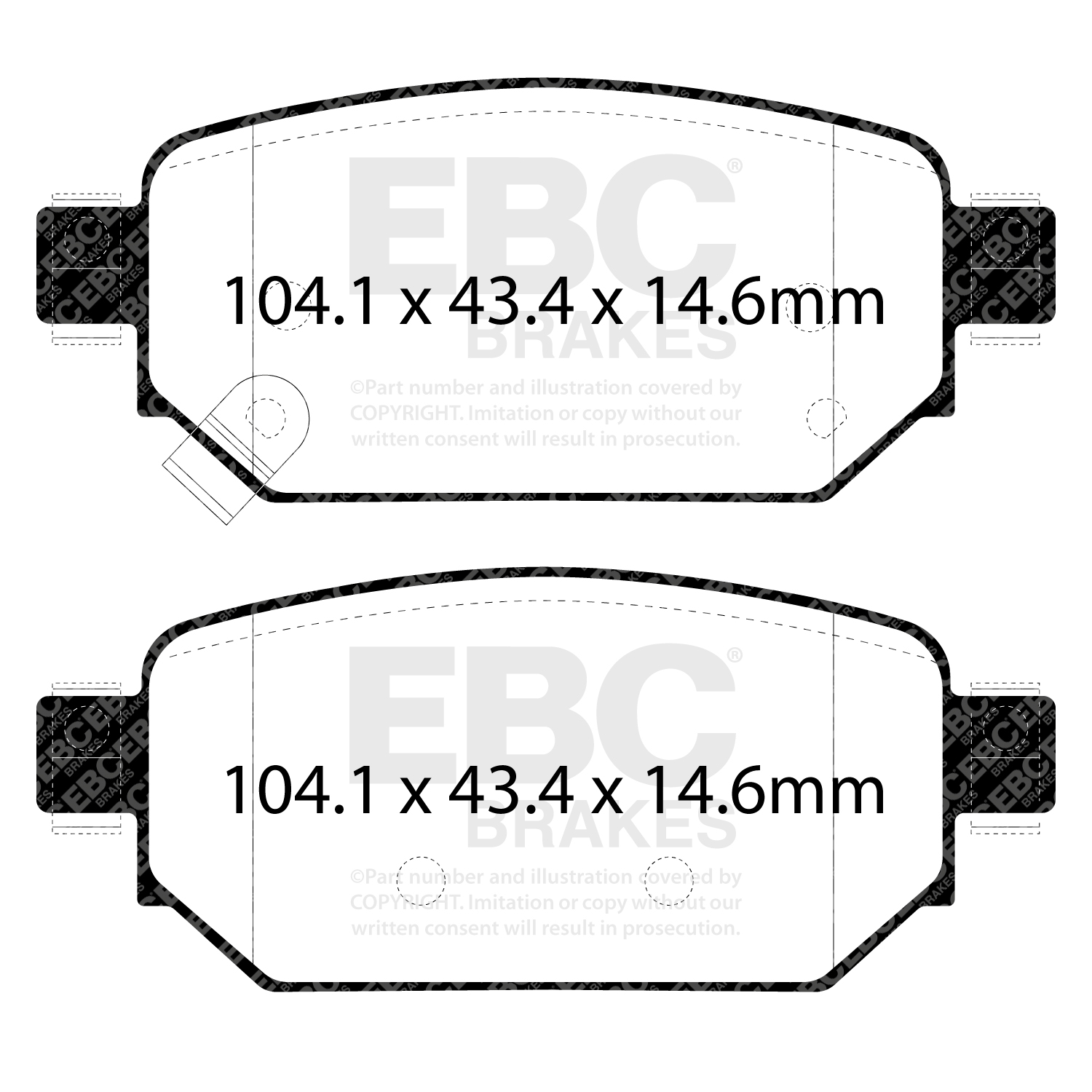 Remblokset EBC Brakes DP23081