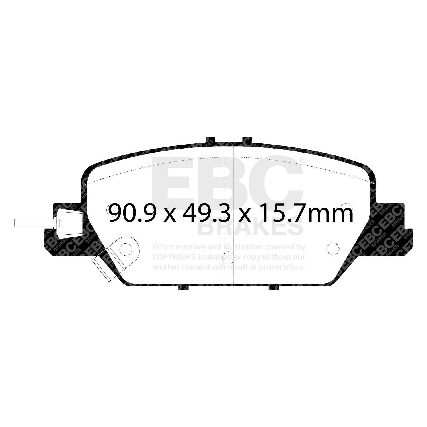 Remblokset EBC Brakes DP43085R