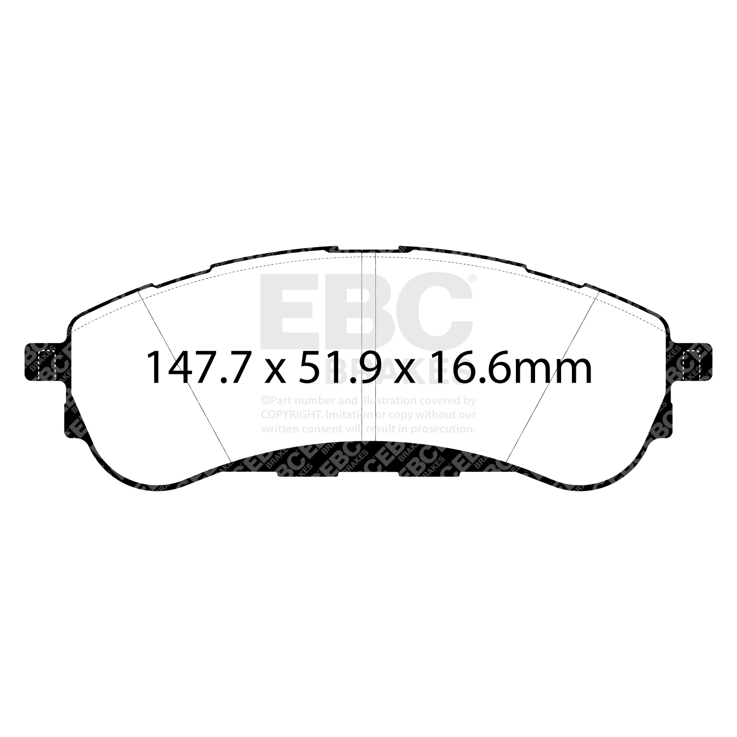 Remblokset EBC Brakes DP43108R