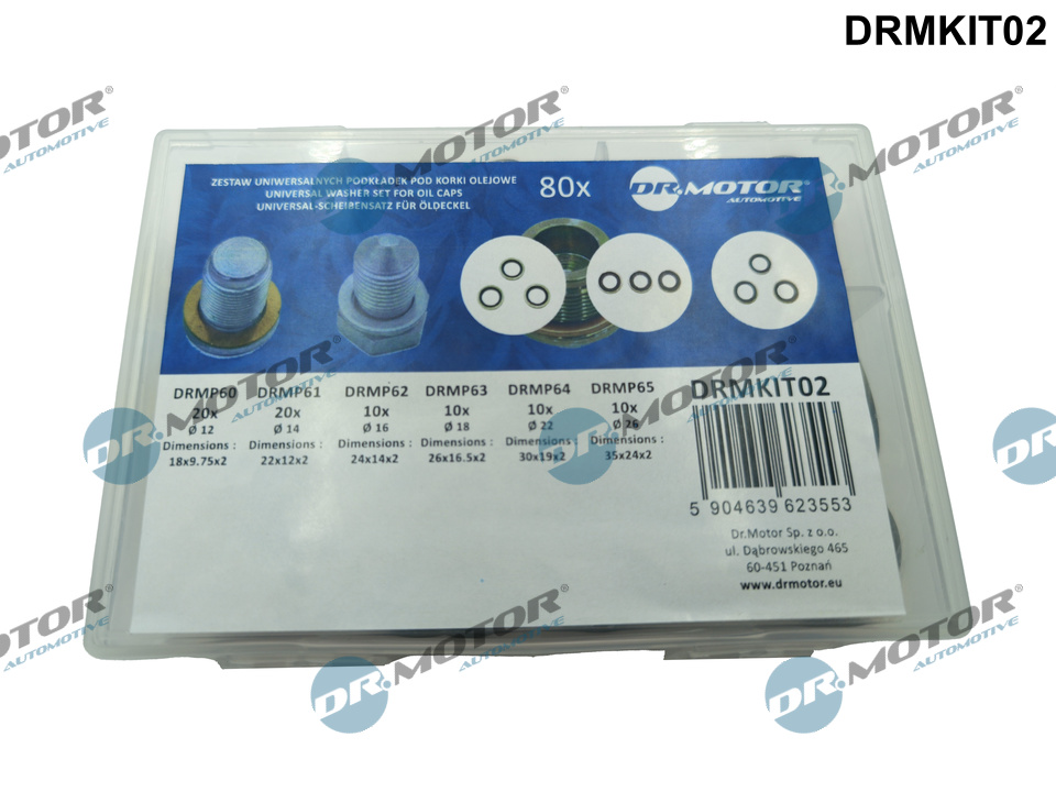 Afdichtring, olieaftapschroef Dr.Motor Automotive DRMKIT02