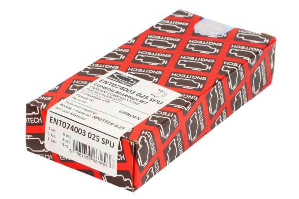 Drijfstanglagerset Engitech ENT074003 025 SPU