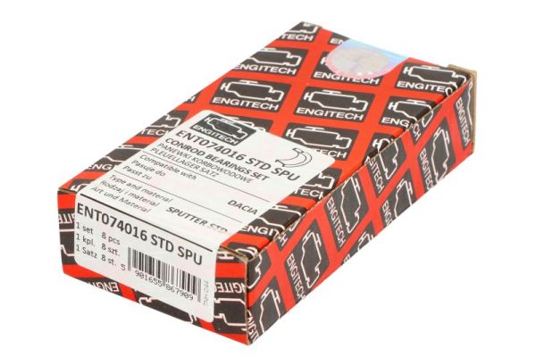 Drijfstanglagerset Engitech ENT074016 STD SPU