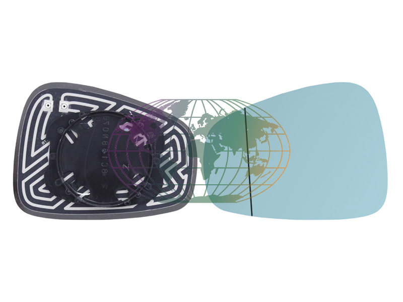 Buitenspiegelglas Bodermann 0435064