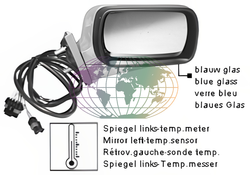 Buitenspiegel Bodermann 0445088