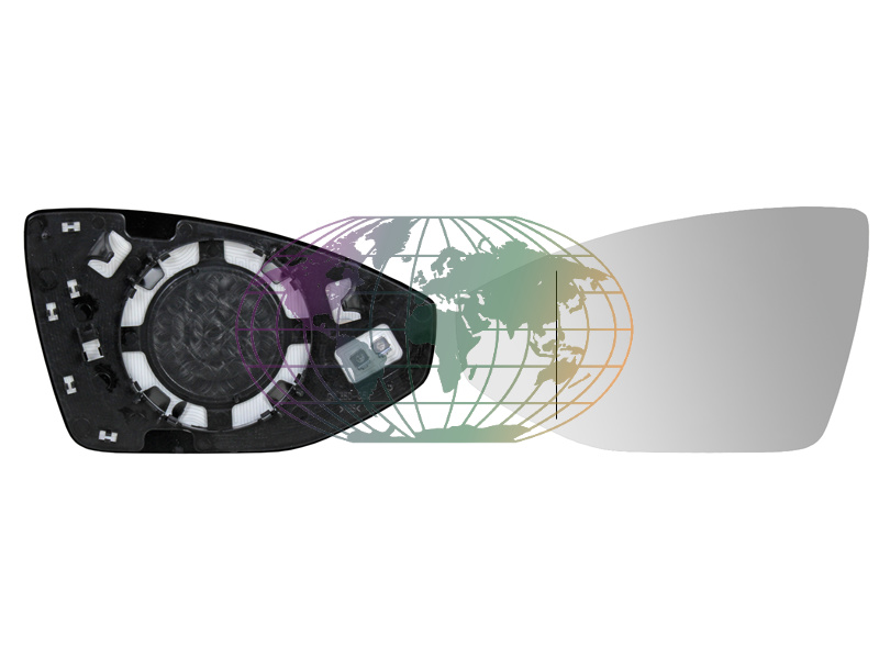 Spiegelglas, buitenspiegel Bodermann 0815062