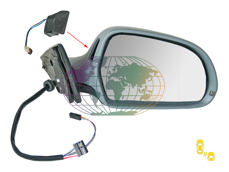 Buitenspiegel Bodermann 0851081