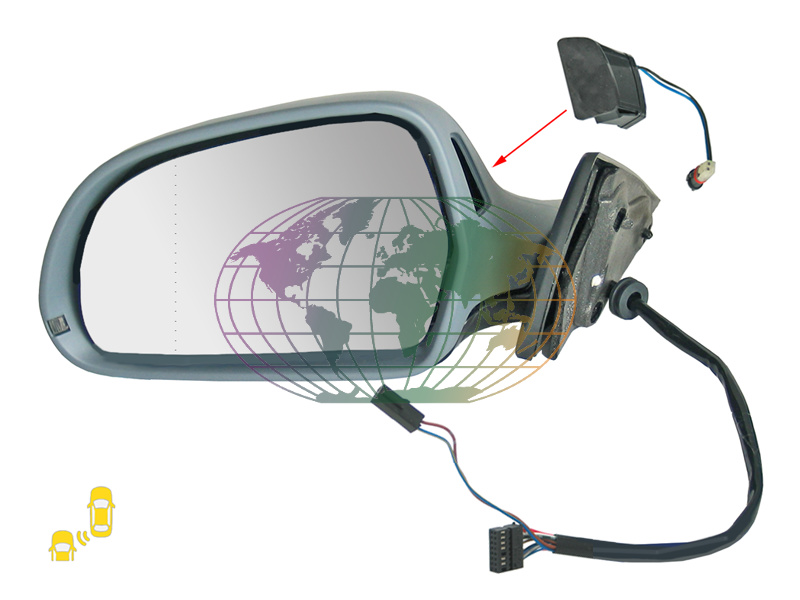 Buitenspiegel Bodermann 0851084