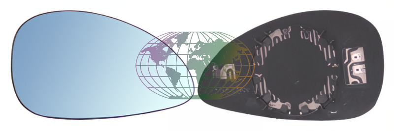 Buitenspiegelglas Bodermann 2017063