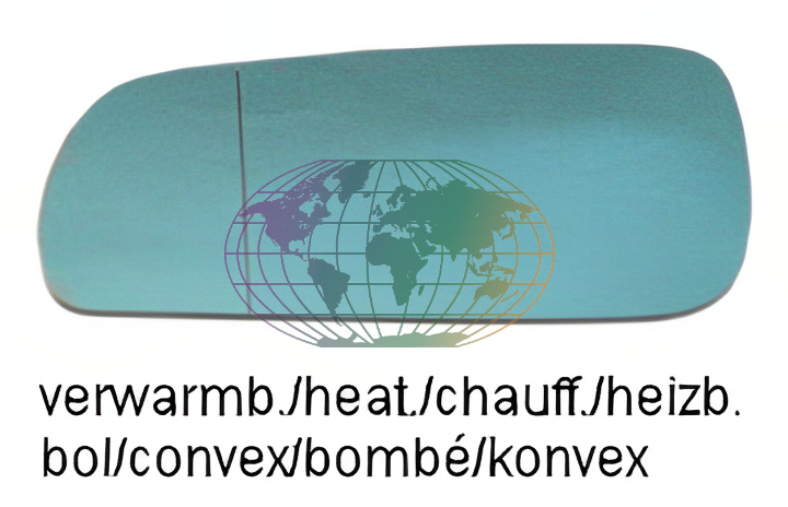 Buitenspiegelglas Bodermann 3213068