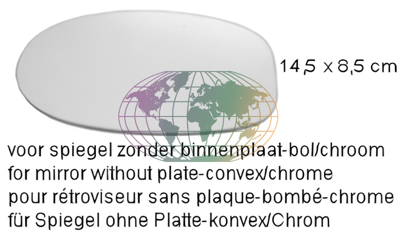 Buitenspiegelglas Bodermann 3225063
