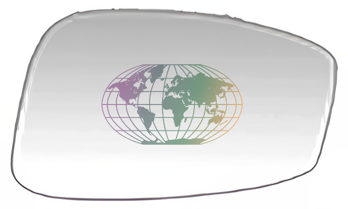 Buitenspiegelglas Bodermann 3242063