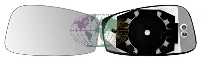 Buitenspiegelglas Bodermann 3256063